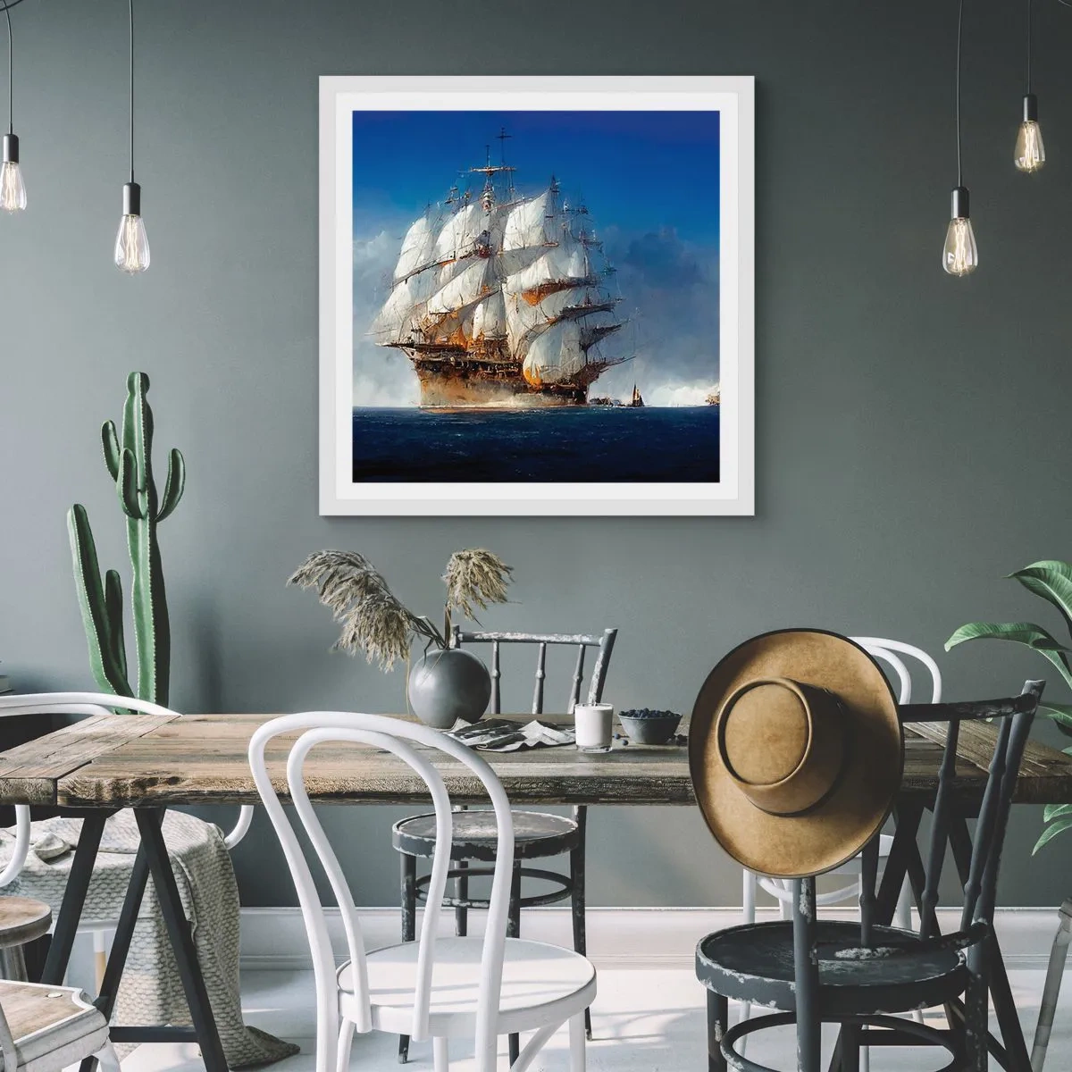 Poster in white frmae - The Great Glory! - 50x50 cm