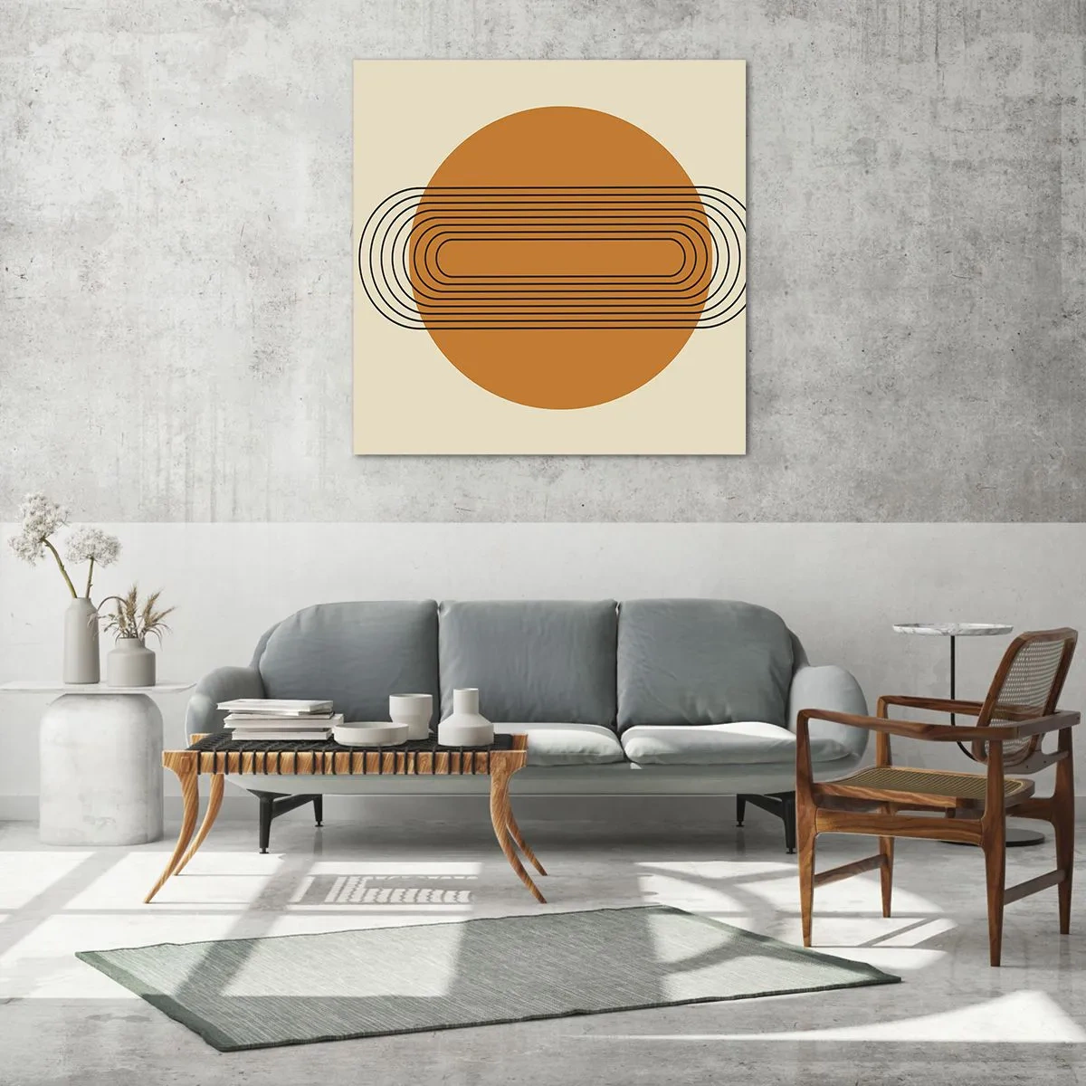 Glass picture - Perfect Plan - 50x50 cm