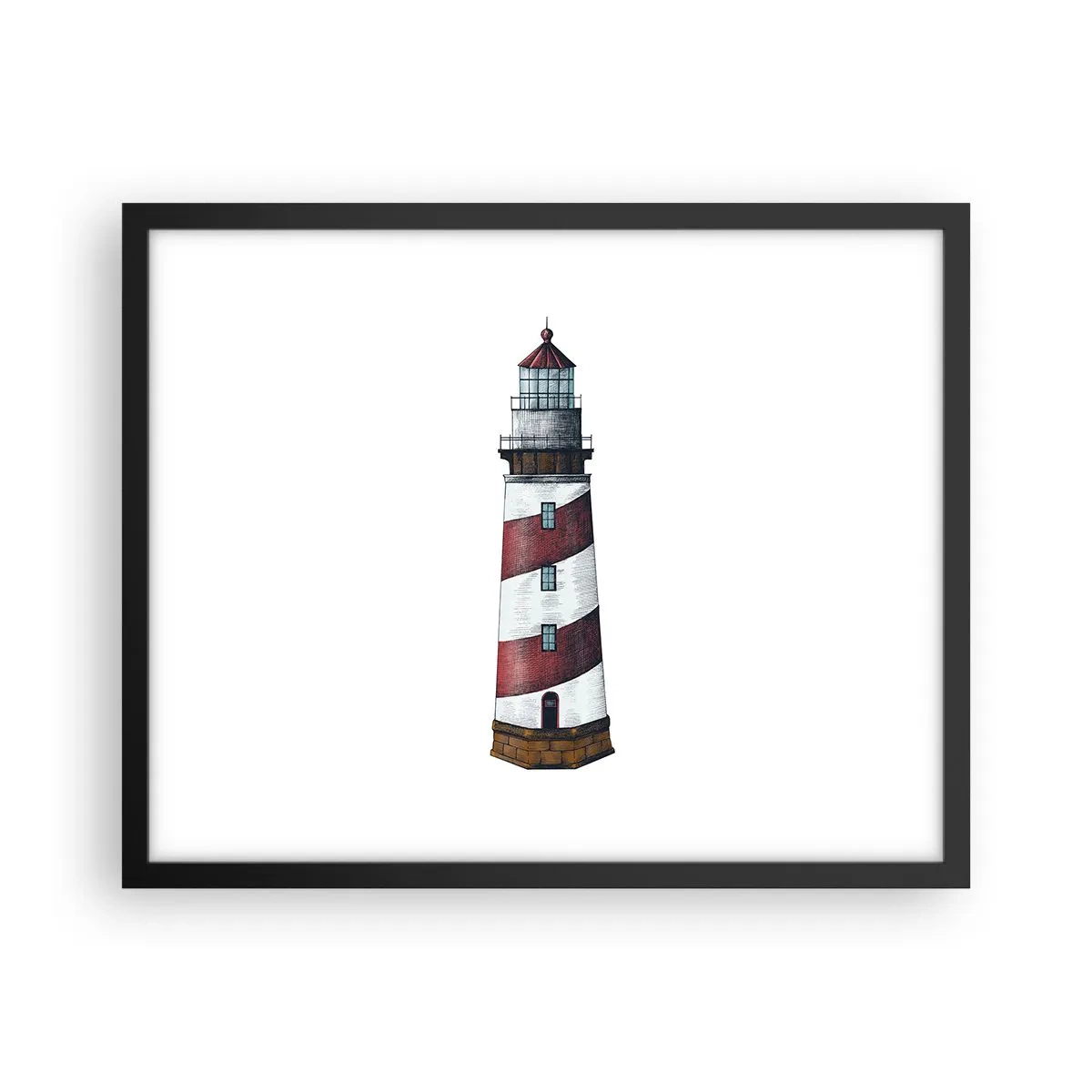 Poster in black frame - Always on Guard - 50x40 cm