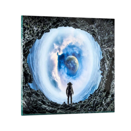 Glass picture - Not Far from Home - 50x50 cm