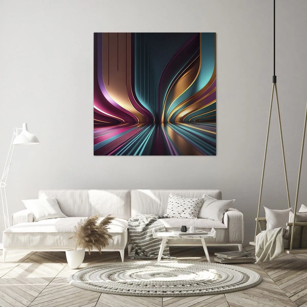 Canvas picture - Architecture of Light - 30x30 cm