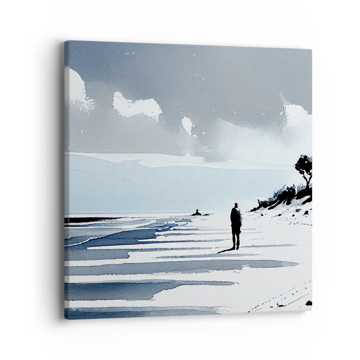 Canvas picture - All Alone - 40x40 cm