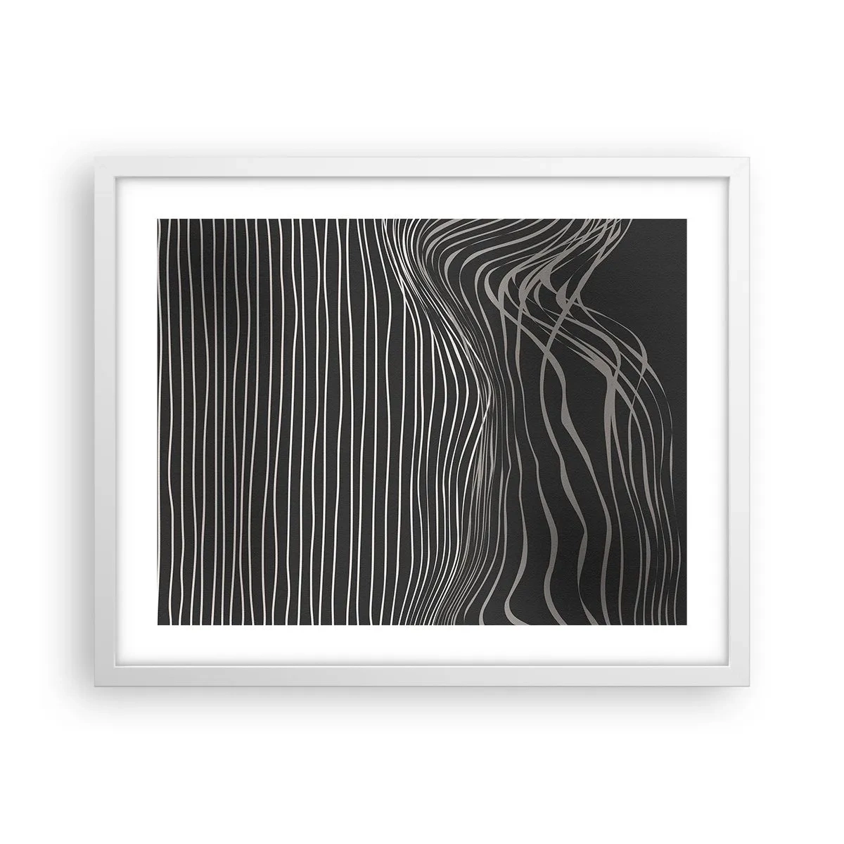 Poster in white frmae - Rhythm and Accent - 50x40 cm