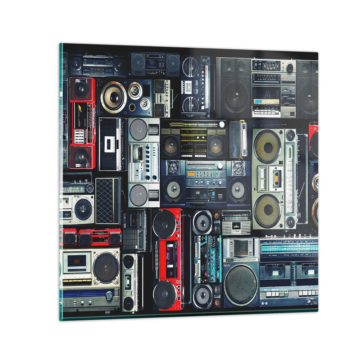 Glass picture - Nostalgy for the 80-ies - 50x50 cm