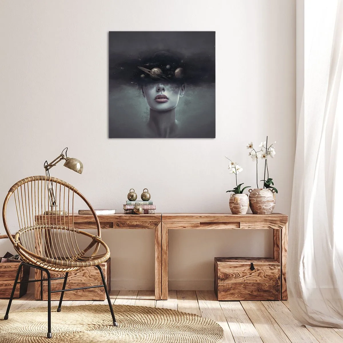 Canvas picture - And Planets are Revolving… - 60x60 cm