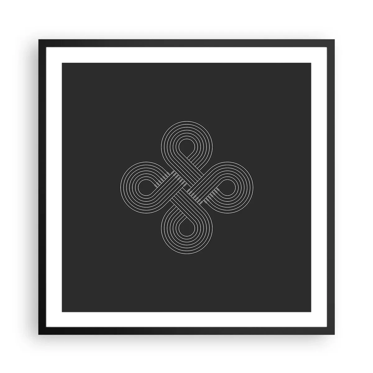 Poster in black frame - In Celtic Spirit - 60x60 cm
