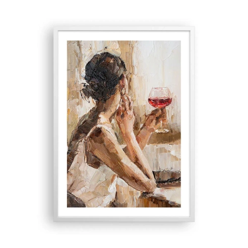Poster in white frmae - Taste of a Good Moment - 50x70 cm