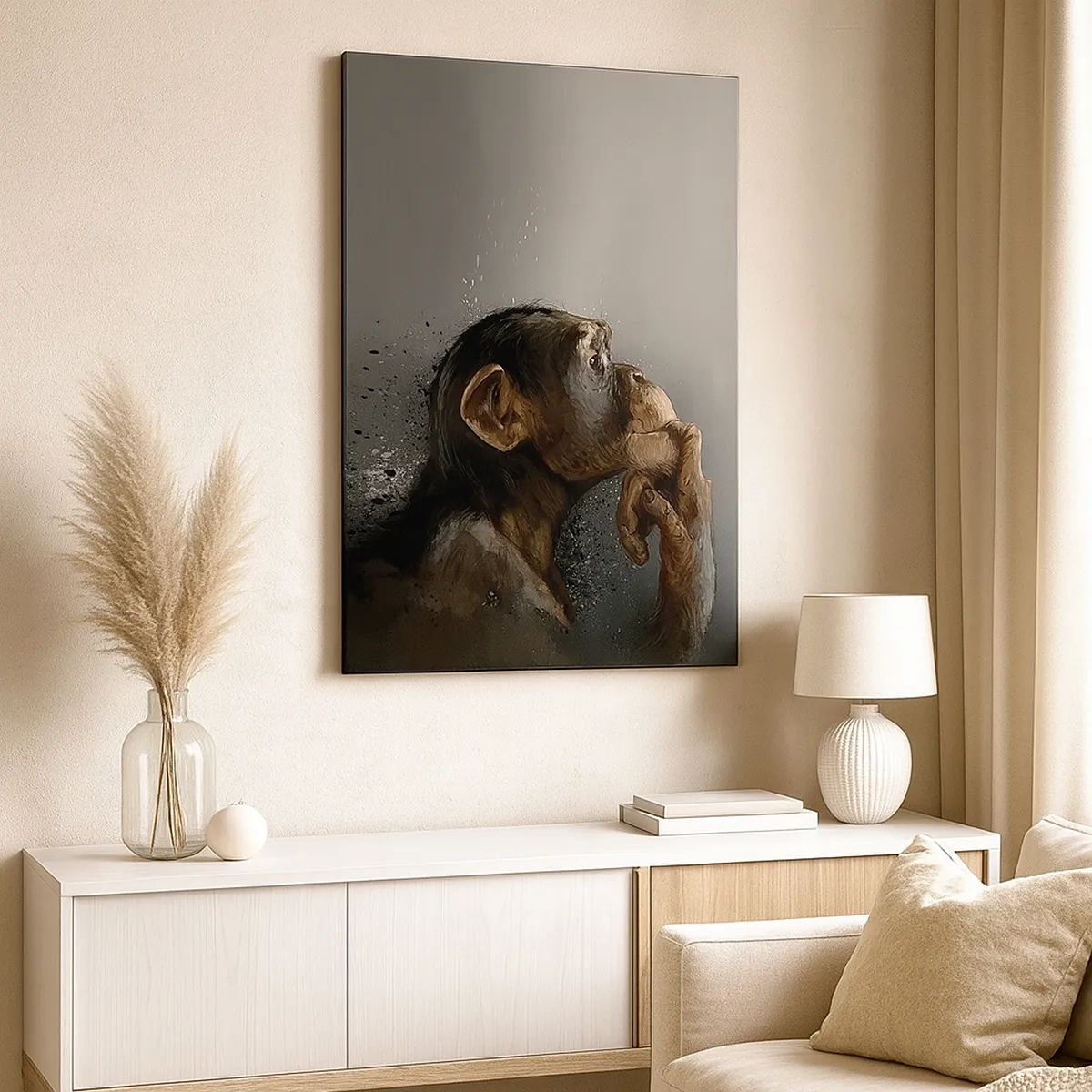 Canvas picture - Certainly a Thinker - 50x70 cm