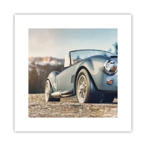 Poster - Styel Is What Counts - 30x30 cm