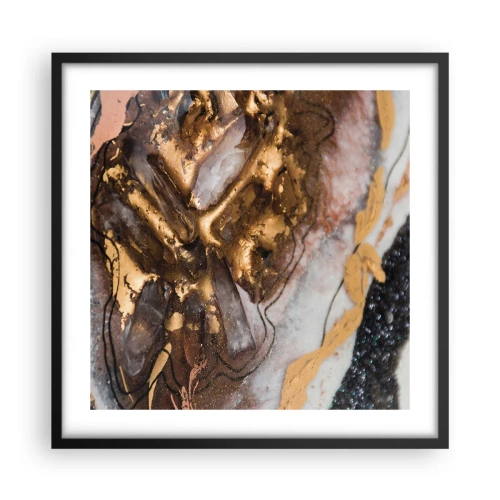 Poster in black frame - Element of the Earth - 50x50 cm