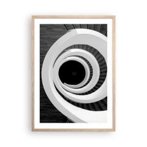 Poster in light oak frame - To the Point of the Matter - 50x70 cm