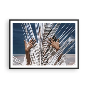 Poster in black frame - Shaman's Girlfriend? - 100x70 cm