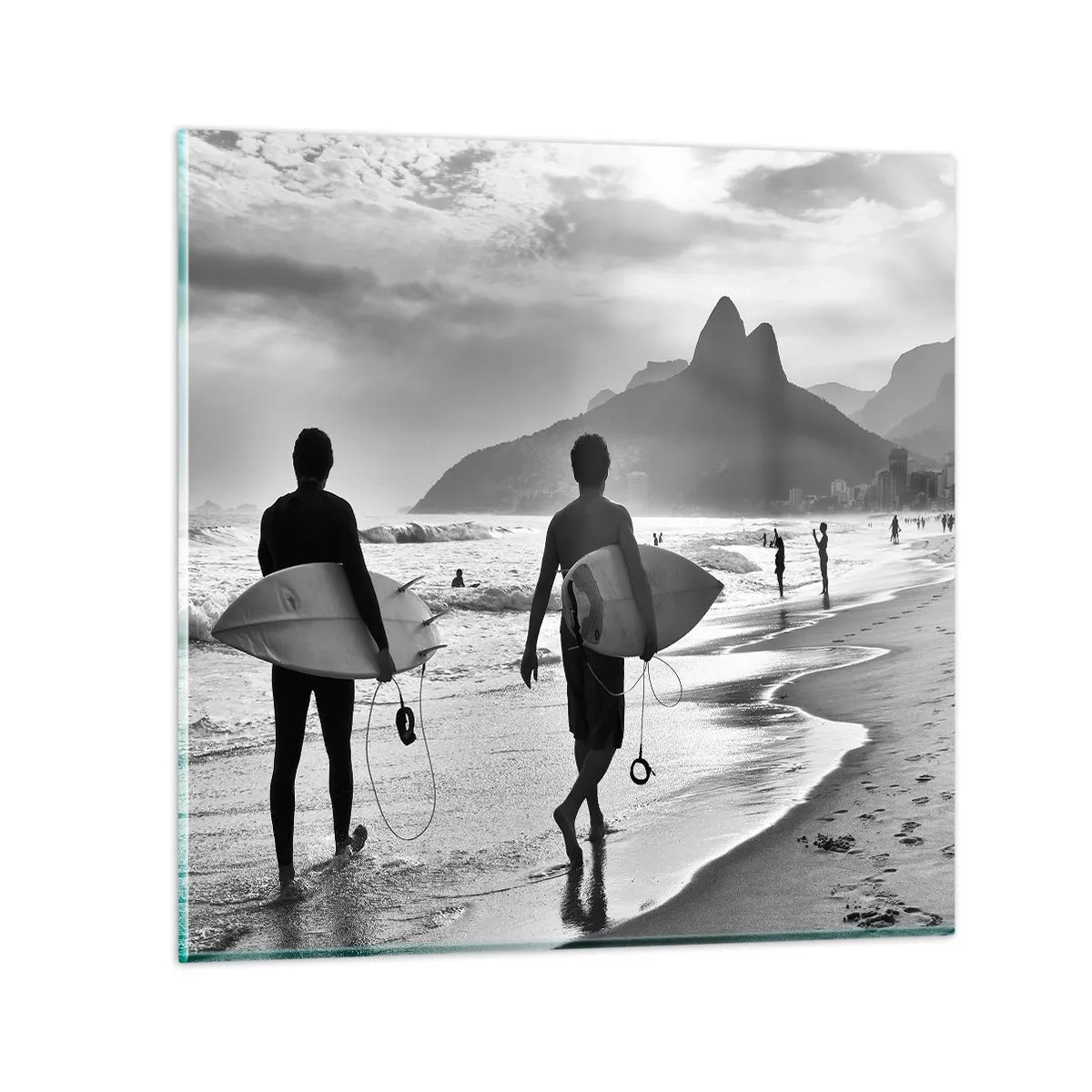 Glass picture - Samba for One Wave - 70x70 cm