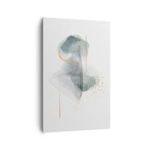 Canvas picture - On the Relationships of Grey and Gold - 80x120 cm