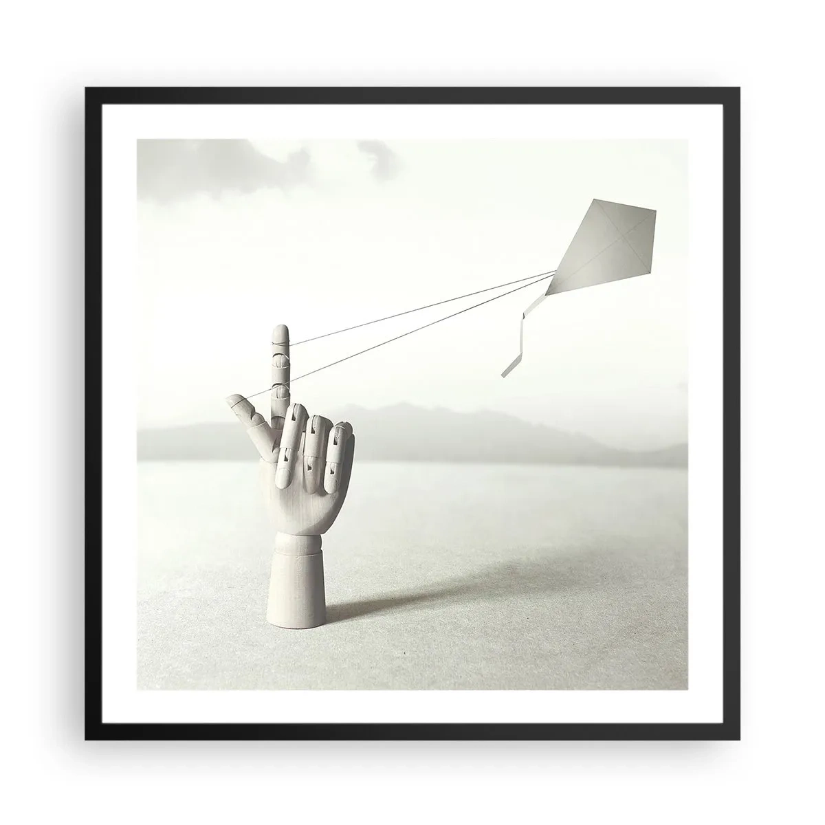 Poster in black frame - Test of Strengths - 60x60 cm