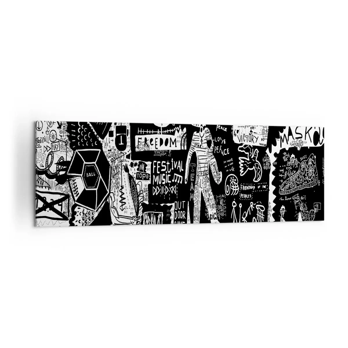 Canvas picture - Rights and Joys of Youth - 160x50 cm