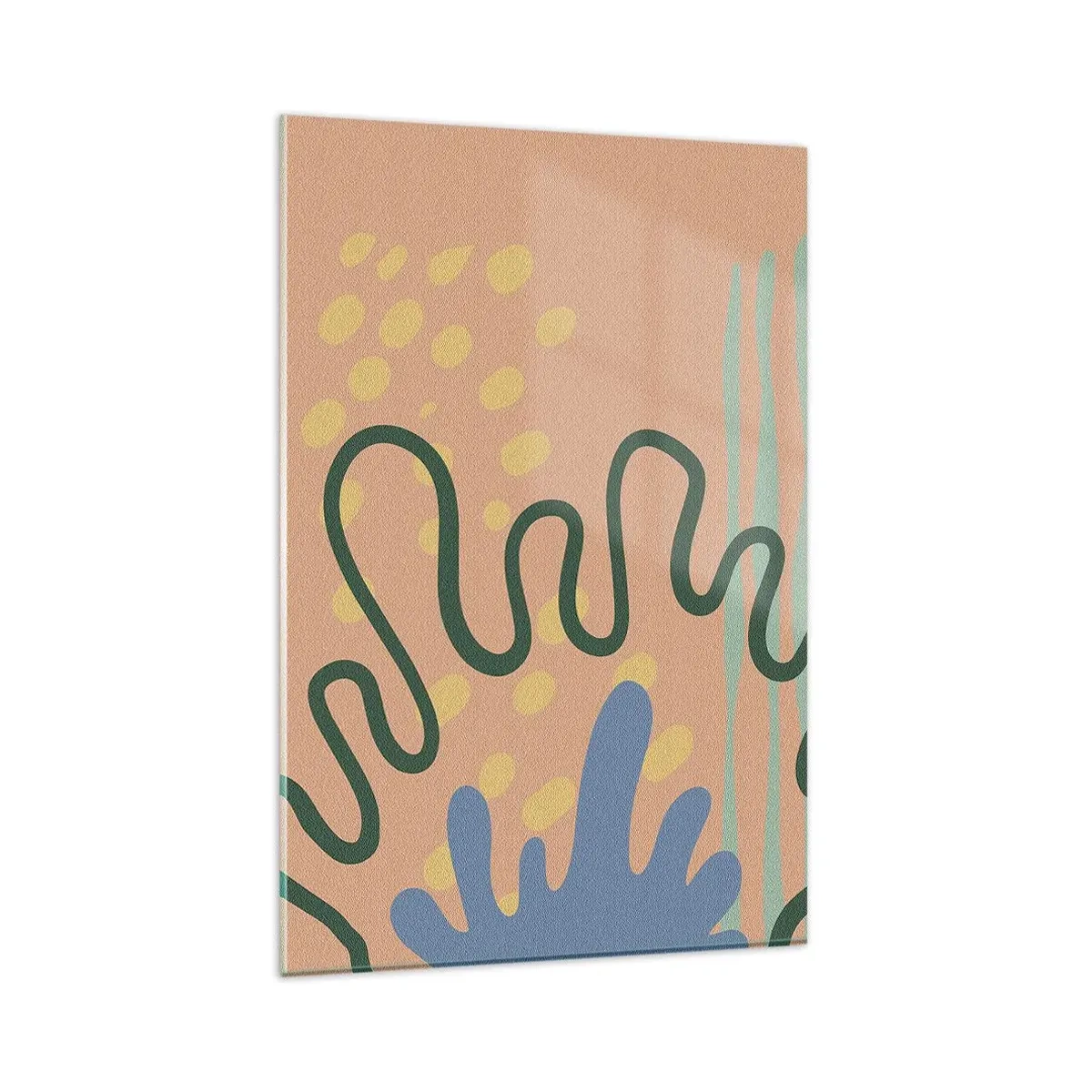 Glass picture - Abstract: Variety of Nature - 80x120 cm