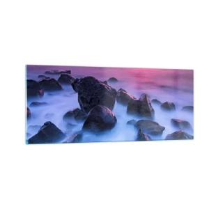 Glass picture - Born in Light and Mist - 100x40 cm