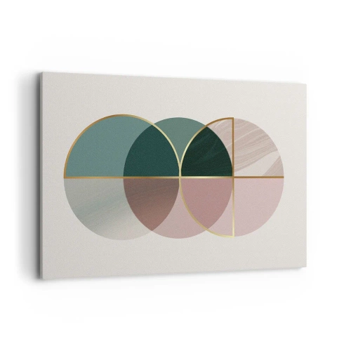 Canvas picture - Circle after Circle - 120x80 cm