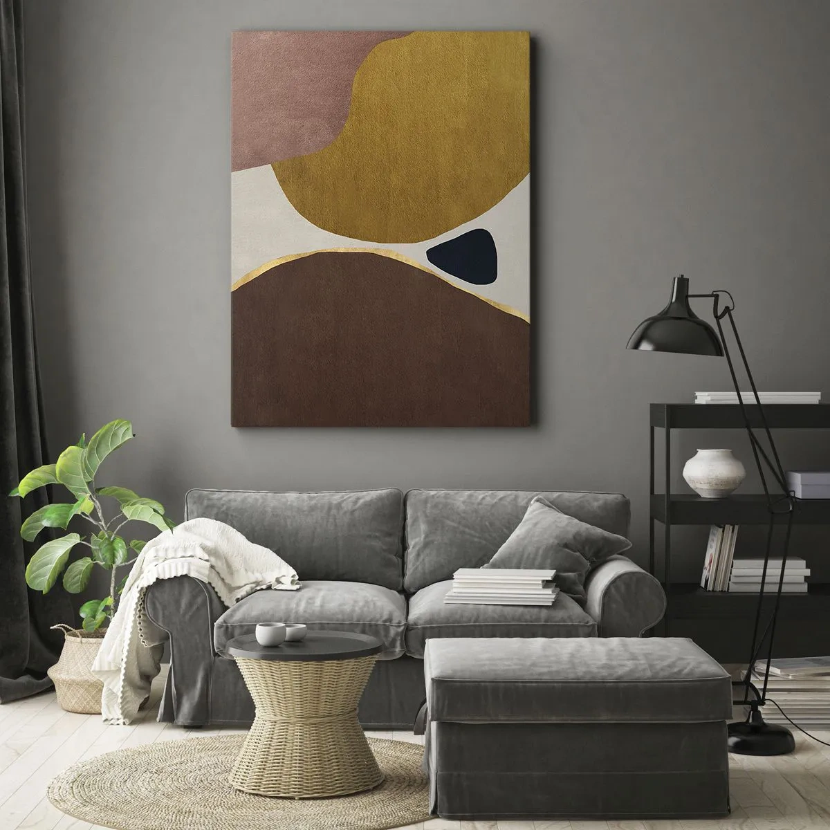Canvas picture - Abstract - Place in sSace - 50x70 cm