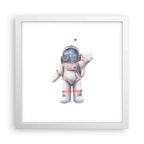 Poster in white frmae - So Long! - 30x30 cm