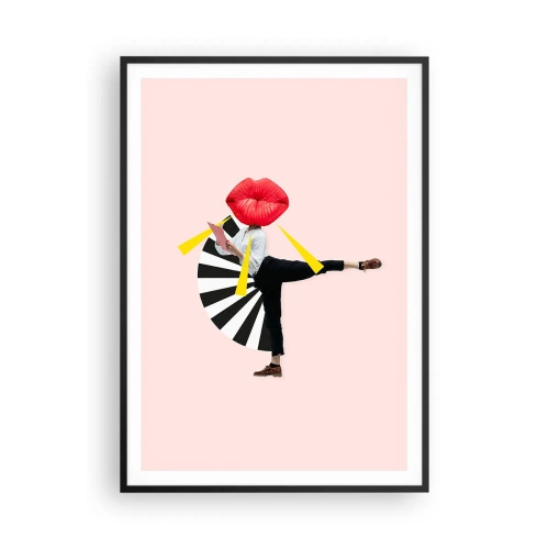 Poster in black frame - Surrealistic Pop-Art. - 70x100 cm