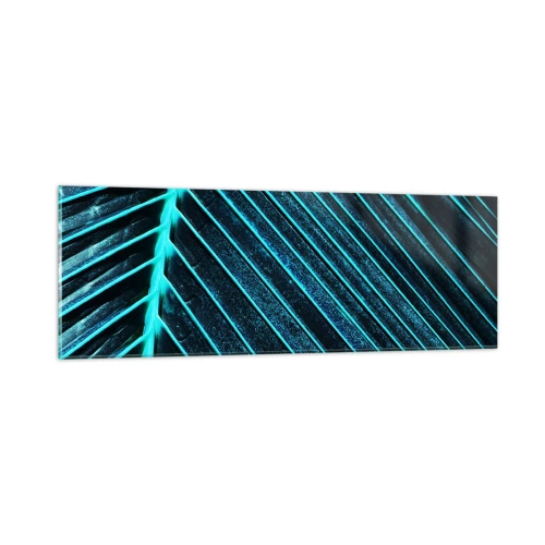 Glass picture - Texture of Green - 90x30 cm