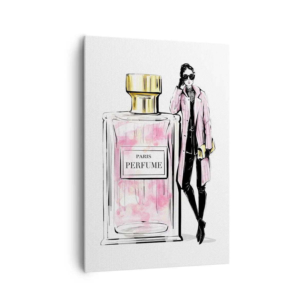 Canvas picture - Parisian Sensuality - 70x100 cm