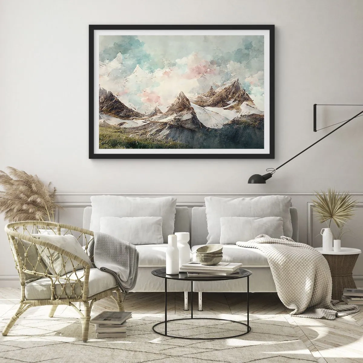 Poster in black frame - Rocky Blades - 40x30 cm