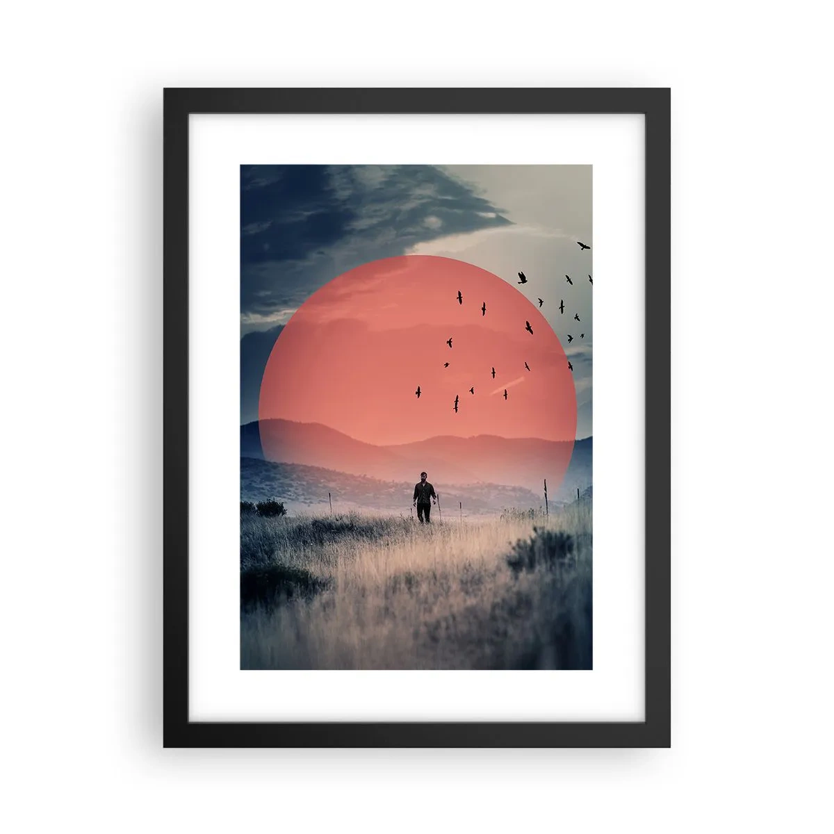 Poster in black frame - In Their Elements - 30x40 cm