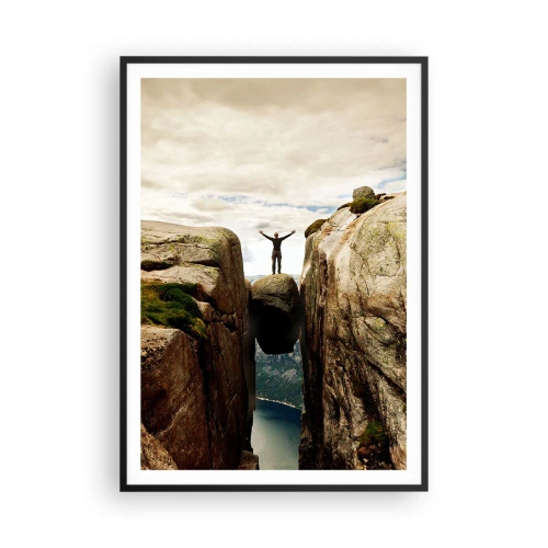Poster in black frame - How Am I?! - 70x100 cm