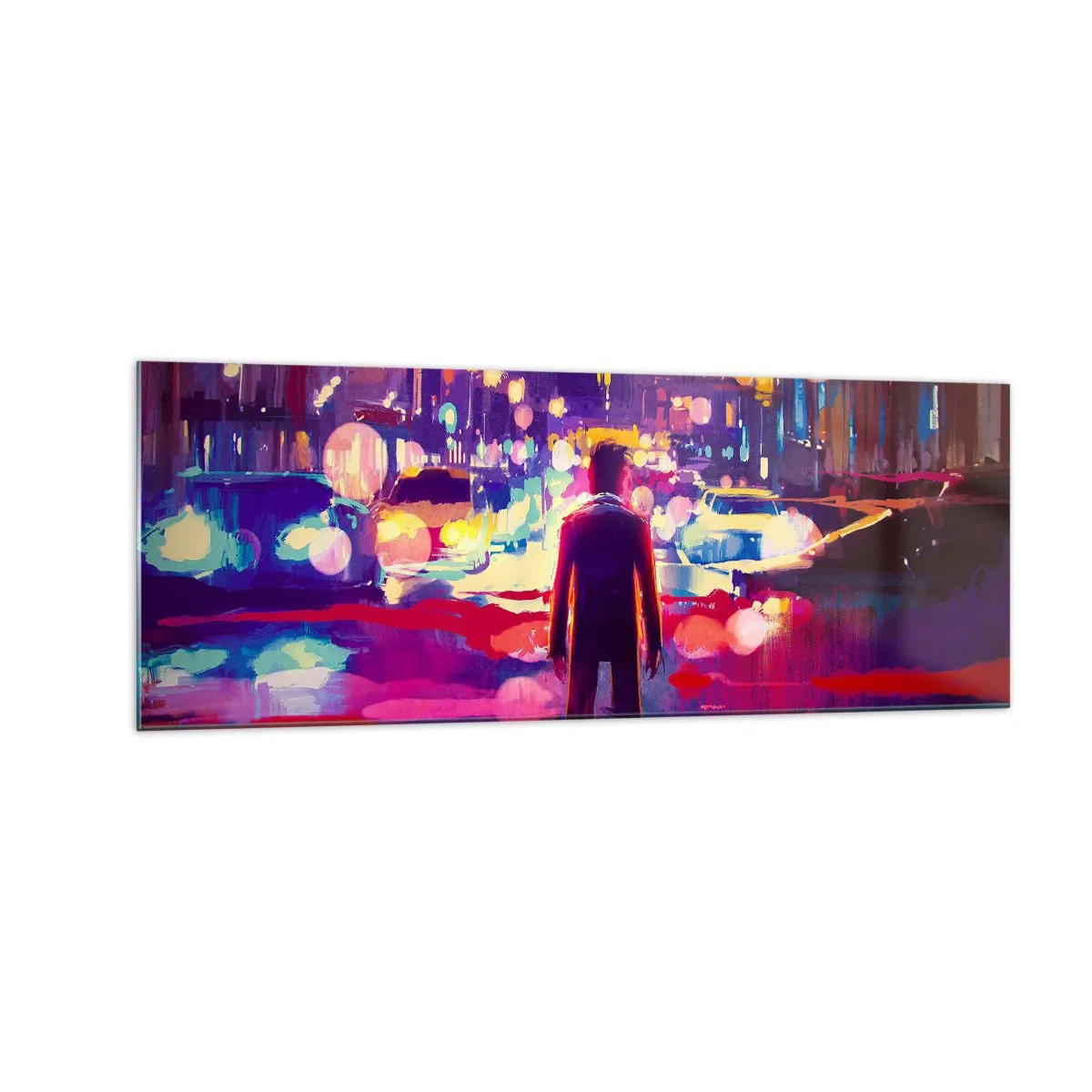 Glass picture - Immersed in Light - 140x50 cm