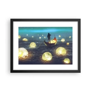 Poster in black frame - Things that Philosophers Did Not Dream About - 40x30 cm