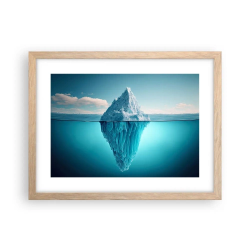 Poster in light oak frame - Ice Queen - 40x30 cm