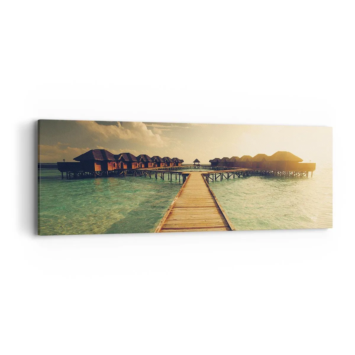 Canvas picture - Warm Welcome - 90x30 cm