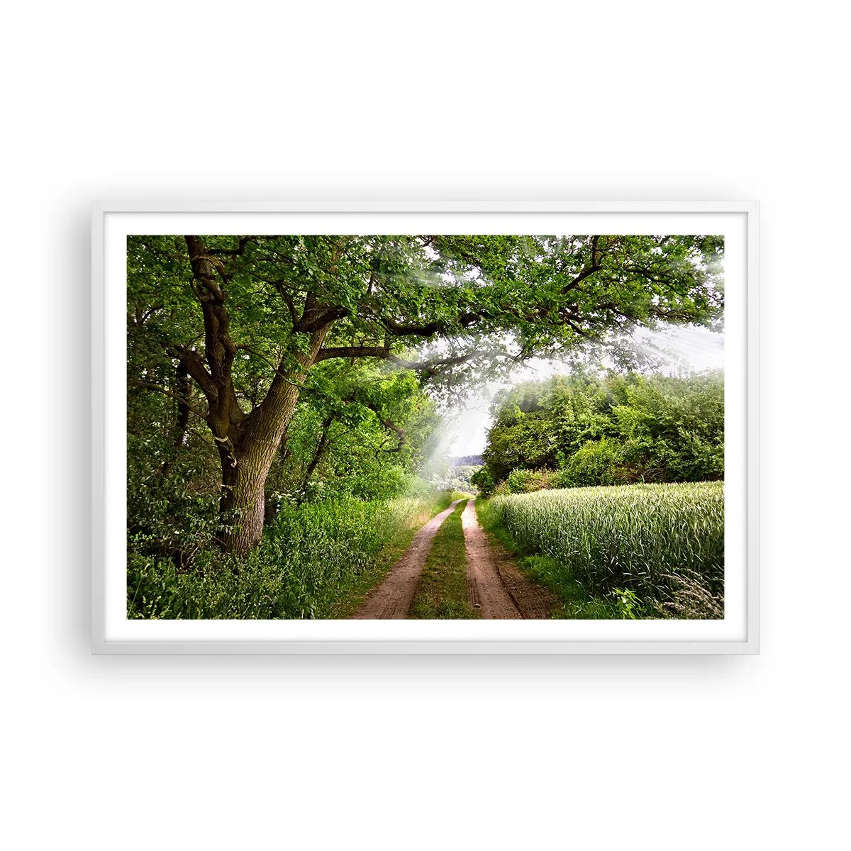 Poster in white frmae - Et in Arcadia Ego - 91x61 cm