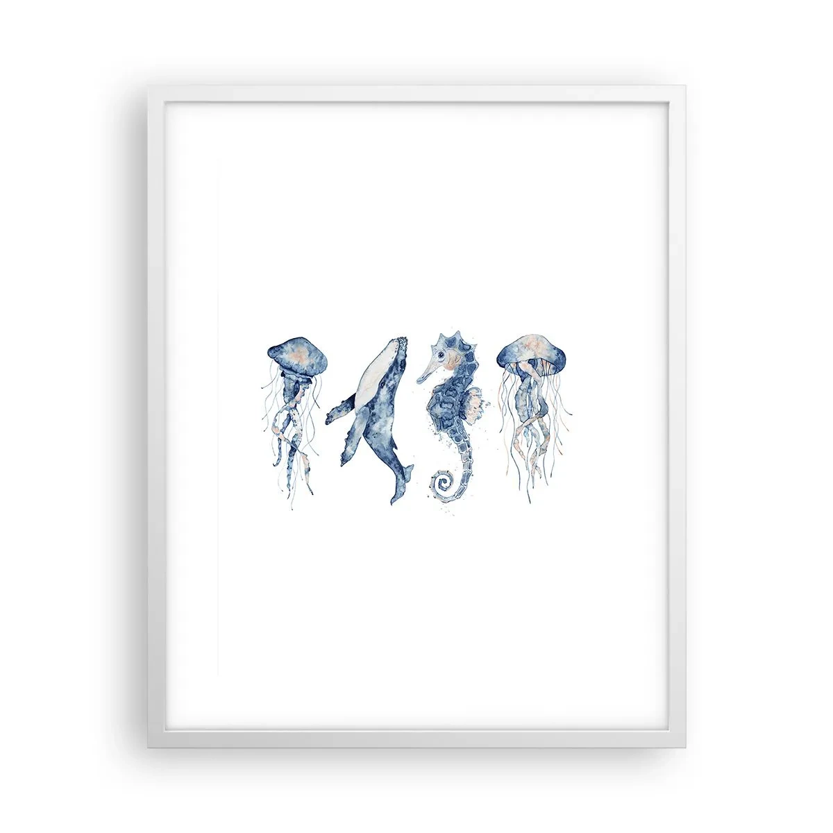 Poster in white frmae - Sea Quirks - 40x50 cm