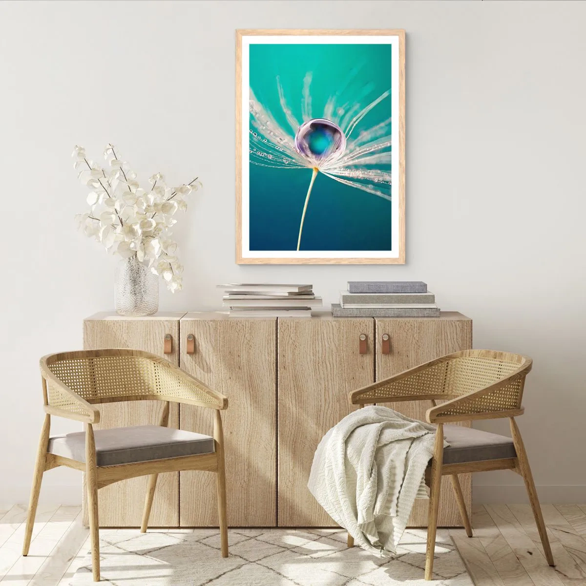 Poster in light oak frame - Mystical Moment - 61x91 cm