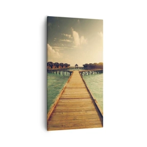 Canvas picture - Warm Welcome - 55x100 cm