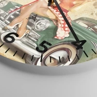 Clock face with numbers