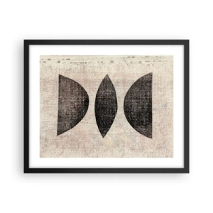 Poster in black frame - Ethnic Abstraction - 50x40 cm