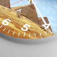 Clock face with numbers