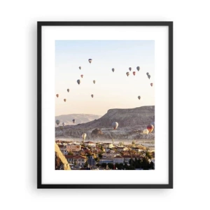 Poster in black frame - Like Ships in the Sky - 40x50 cm