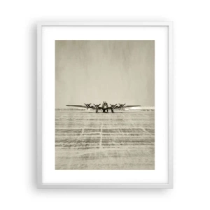 Poster in white frmae - Ready as Always - 40x50 cm