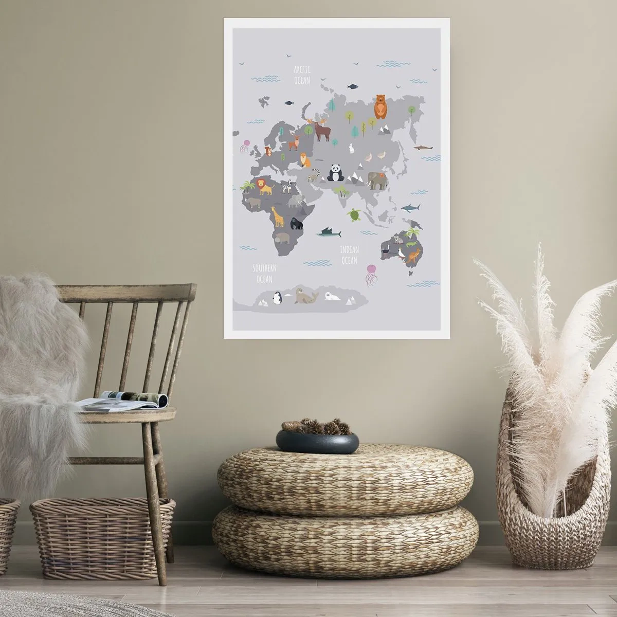 Poster - Tell Me Where You Are From - 30x40 cm