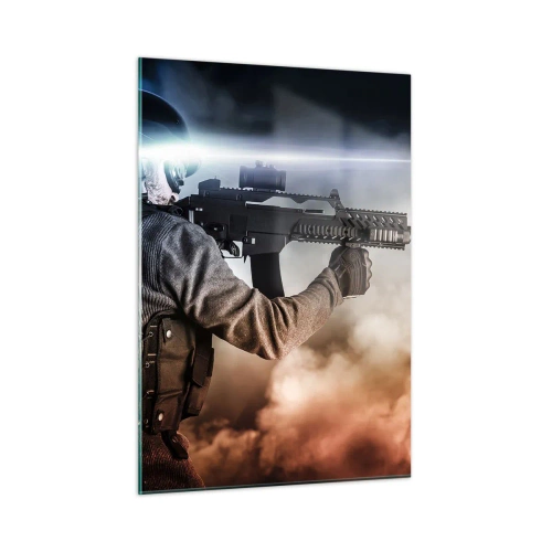 Glass picture - Simply a Hero - 50x70 cm