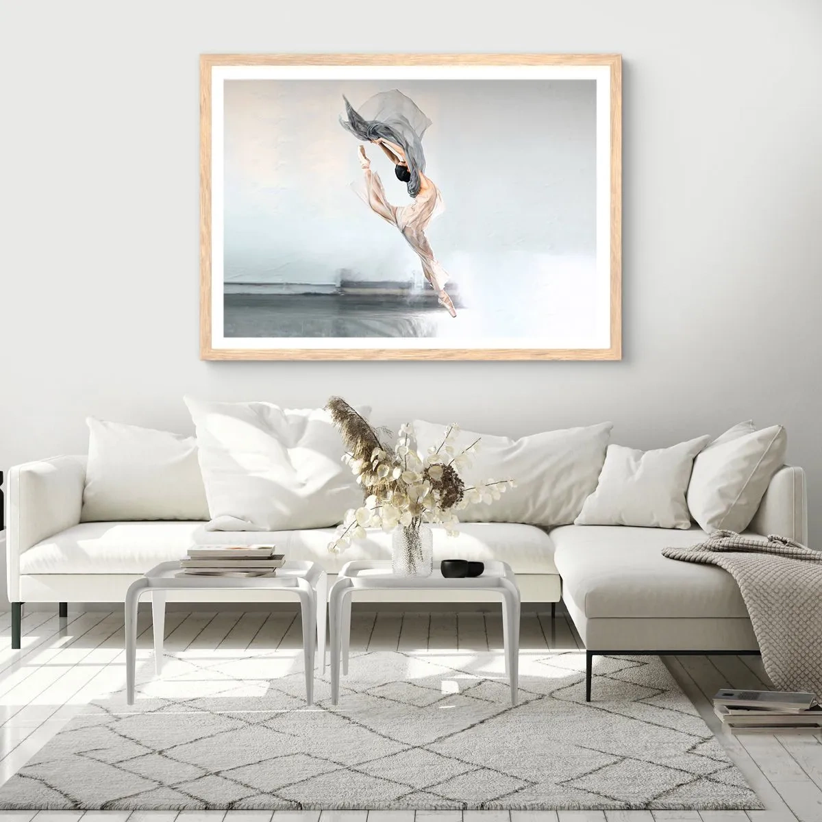 Poster in light oak frame - In Dancing Exaltation - 91x61 cm