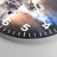 Clock face with numbers