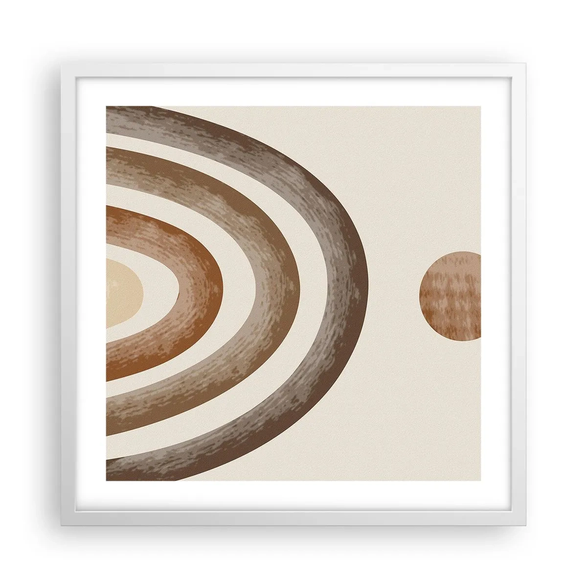 Poster in white frmae - In a Distant Galaxy - 50x50 cm