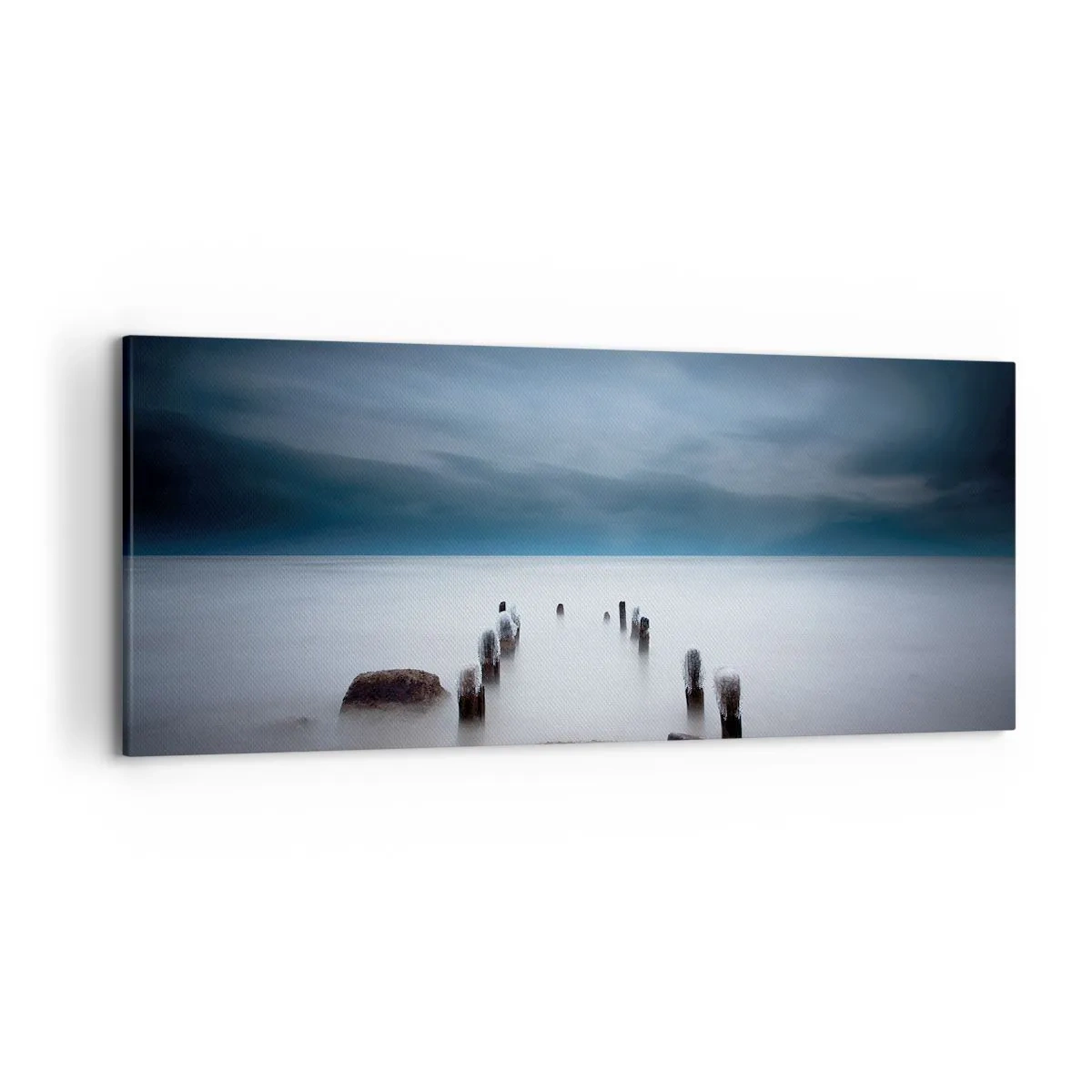 Canvas picture - Pensive Lake - 120x50 cm